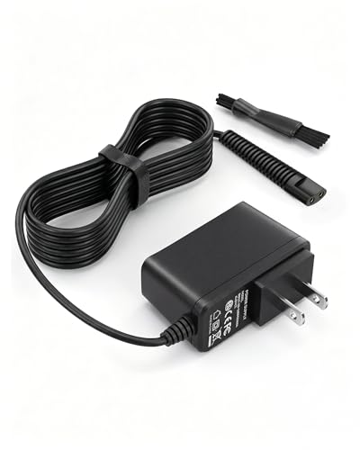Charger Replacement for Braun Charger 12V Power Cord Compatible with Braun Shaver Series 3/5/7/9/1/6/8 for Razor 3040S 340S 740S 7865 9290cc 9095cc and more models