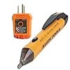 Klein Tools 80025 Kit de probador de salida con probador GFCI y bolígrafo de prueba de voltaje sin contacto, 2 piezas