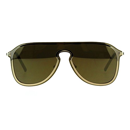 Designer Style Sunglasses Unisex Retro Keyhole Aviators Mirror Lens2