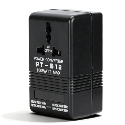 Transformateur Convertisseur De Tension, 100v-120v à 220v-240v 100w Adaptateur Universel De Voyage Adaptateur Prise, Abaissant/élévateur Convertisseur De Puissance Tension De Transformateur
