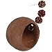 Didiseaon Coconut Shell Nest Bird Bed Suspending Bird Hammock Pet Cage Sleeping Bed Bird Nest Tent Bird Cage Hanging Hammock Pet Bird Hammock Bird Sleeping Tent Parrot Breeding Box