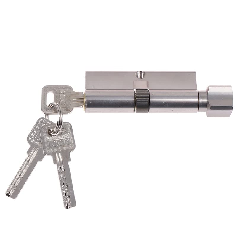 Cerradura de cilindro de 70 mm para puertas interiores y seguridad del hogar con 3 llaves