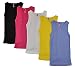 Cute 4 U Big Girls 5 Pack Tank Tops (Assorted Colors), 10-12