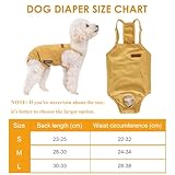 Hundewindeln Wiederverwendbar für Hündinnen – Waschbare Damenbinden Höschen – Anti-Rüden Schutzhose & Sicherheitshöschen für Hündinnen – Verstellbare Öko-Windelhose (M)