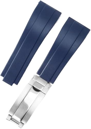 MFXFKOKGAX Gummi-Silikon-Armband Passend For Rolex DAYTONA SUBMARINER GMT Yacht-