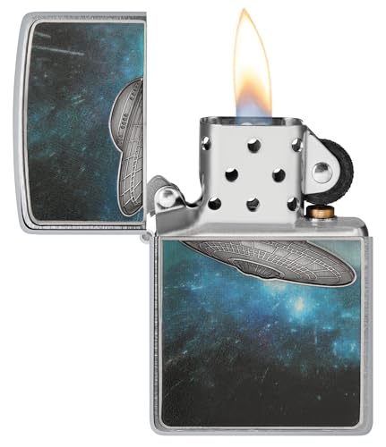 Zippo Encendedor Resistente al Viento, Brushed Chrome miniatura 3