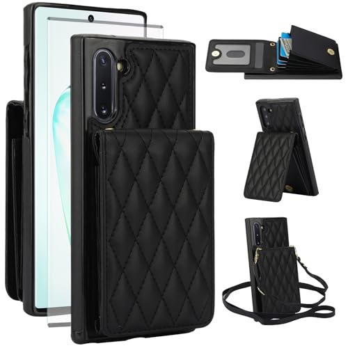 Coque Samsung Note 10 5G avec protège-écran verre trempé et cordon