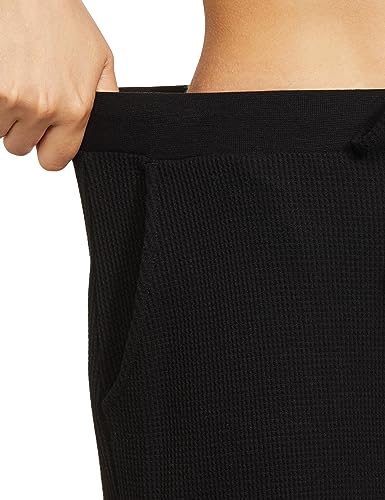 Image of Amazon Brand - Symbol Women's Ankle Length Cotton Blend Waffle Night Pants (Available in Plus Sizes)