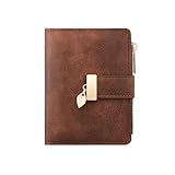 Pomelo Best Wallet Women Large Capacity Bifold Wallets for Women Credit Card Holder 8 Card Slots with 2 ID Window Zipper Coin Pocket Brown
