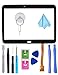 Price comparison product image Tefir Black Touch Screen Digitizer for Samsung Galaxy Tab 3 10.1" - Glass Replacement for P5200 P5210 (Not include LCD) with Tools + Pre-installed Adhesive