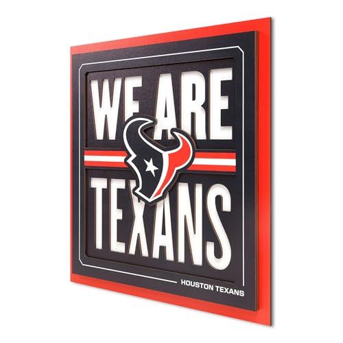 YouTheFan NFL Houston Texans Slogan Series 3D Wall Art