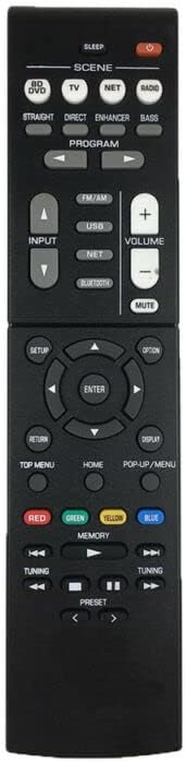Replacement Remote Control Replace for TV/Audio/Projector for Yamaha YHT-4930UBL RX-V385BL RX-V479 Hi-Fi AV Receiver
