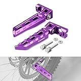 NICECNC Kettenspanner, verstellbar, kompatibel mit Surron Light Bee X/S/ L1E 6061-T6, Aluminium, faltbar, kompatibel mit Segway X160 X260, Violett