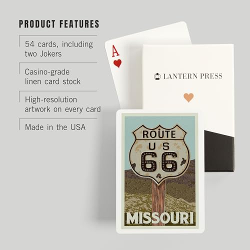 Missouri naipes tamaño póker con 52 cartas miniatura 3