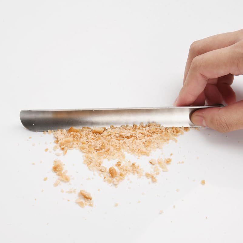 Restaurant Essential 2-pack Table Crumb Scraper Handheld Bread Crumb Cleaner Stainless Steel for Kitchen