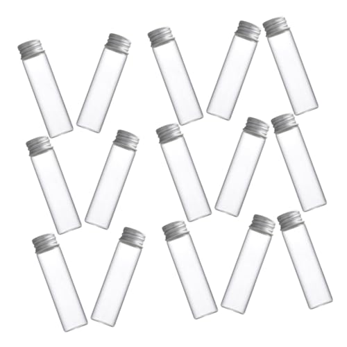 Bouteilles verre avec couvercles de haute résistance pour flacons