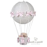 globo aerostatico mas grande del mundo Iluminación perfecta Pasito a Pasito Globo Vichi - Lámparas, unisex, color rosa