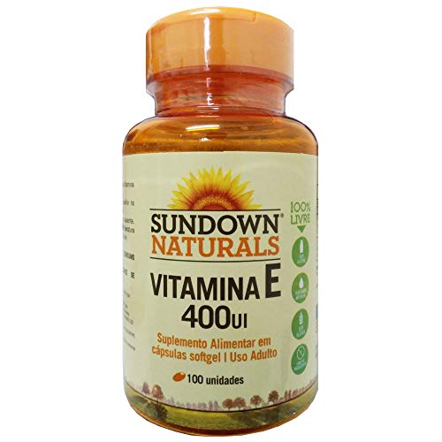Vitamina e 400Ui - 100 Cápsulas, Sundown Naturals