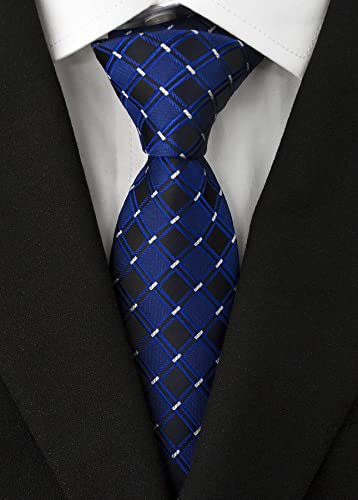 Image of Men's Necktie Classic Silk Tie Woven Jacquard Neck Ties 9 PCS