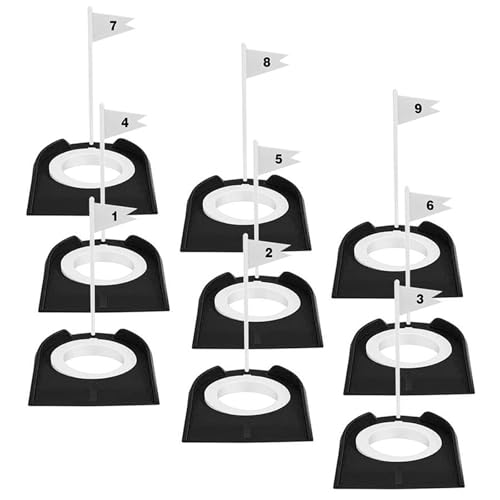 Putter de golf entraînement intérieur extérieur lot de 9 pour homme femme