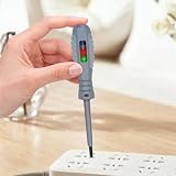 2-in-1 High Torque Magnetic Screwdriver with Electricity Detector, Electrical Circuit Tester Pen, Portable Voltage Tester