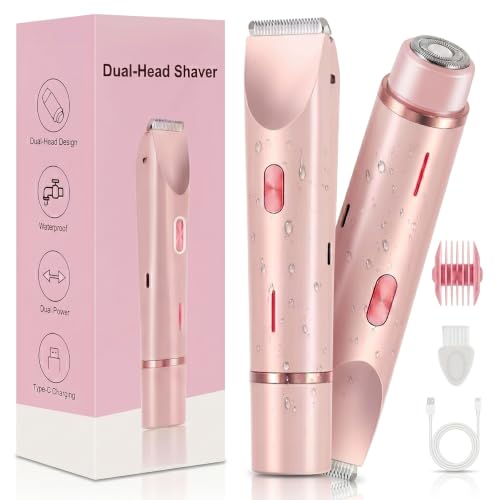 Bikini Trimmer for Women 2-in-1 Body Shaver