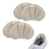 Sibba 2 Paar Schuhpolster für Schuhe sind zu groß selbstklebend dicke Fersengriffe für Damen und Herren Fußpolster Schuheinlagen Komfort-Einlegesohlen High-Heeleinlagen Füllstoff Fußpflege-Schutz