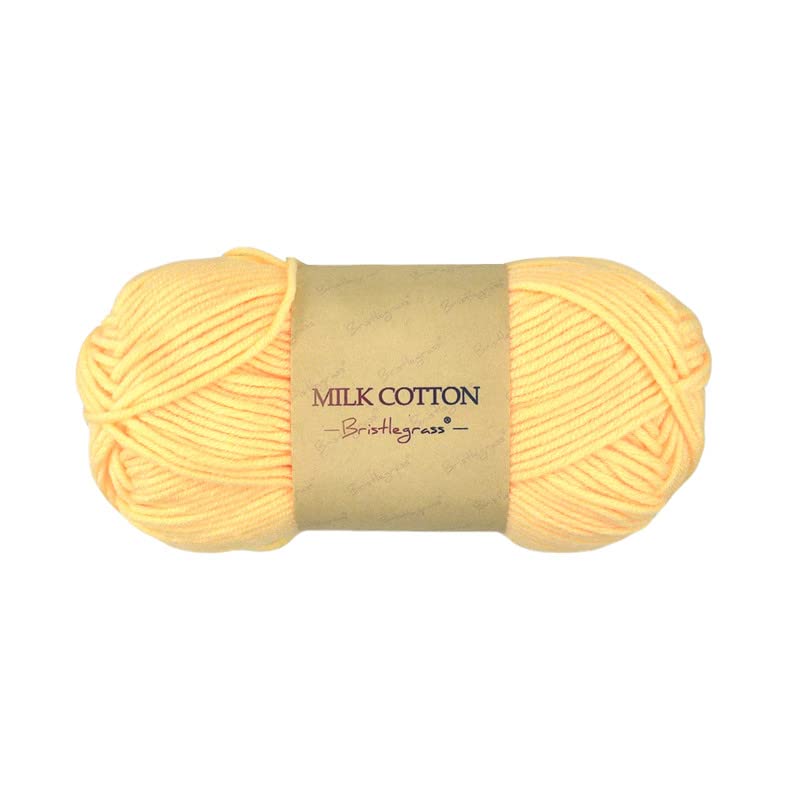 Bristlegrass Easy Chamois Yarn Yarn, Crochet & Knitting Yarn Easy-to-See Stitches, Worsted Acrylic -Nylon Blend Sweater Scarf Fabric Needlework Craft Crocheting Yarn2X1.76Oz,2X115 Yds — image 1