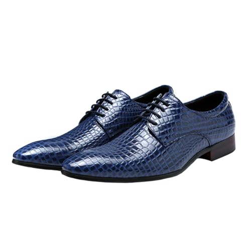 Sapato social masculino, tamanho grande, leve, estampado, casual, bico fino, sola macia, cadarço par