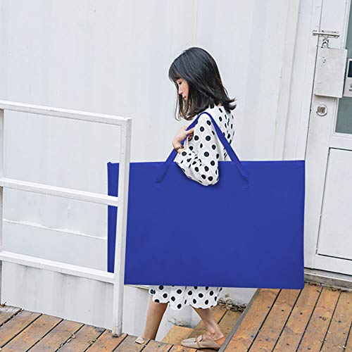 ZKOO Portfólio de arte de tamanho grande, Azul, 24