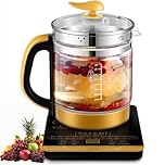 Fully Automatic Multi-Function Health Pot, 1.8L Thermostatic Kettle with Touch Screen, Variable Temp, Keep Warm, Smart Reservation, Tea Filter Automatic Health Pot or Tea, Coffee