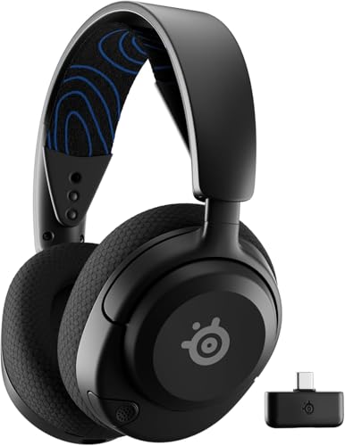 undefined SteelSeries ワイヤレス ゲーミングヘッドセット Arctis Nova 5P モンスターハンターワイルズに最適なイコライザー設定 ヘッドホン 軽量 無線 ワイヤレス PlayStation用 急速充電 60時間連続使用可能 調整可能 国内正規品 メーカー保証1年 61673 ブラック の商品画像 12