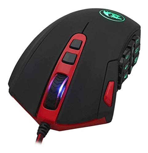 Mouse Gamer, Perdition 2 Redragon com 24000 DPI e 18 botões, M901-1