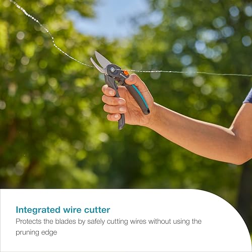 Gardena Secateurs PremiumCut Fresh Wood, Anvil Cut, 22 mm Cutting Diameter, ErgoTec Soft Grip Handles, Precision-Ground Steel Blades, PowerCoating (12241-20) - Image 5