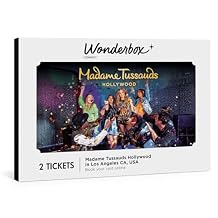 Wonderbox Madame Tussauds Hollywood Gift Box, 2 Admission Tickets for Wax Museum, Gift Experience for Kids & Families