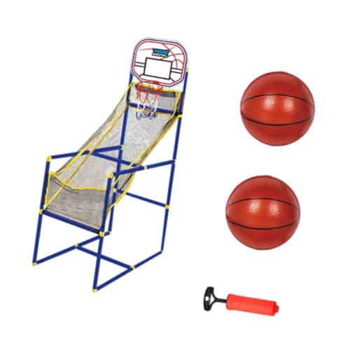 Arcade de baloncesto infantil con canasta portátil y 2 balones 6