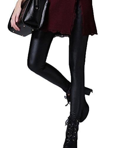 Pantalon crayon noir YALI Plus L pour silhouette élancée confortable