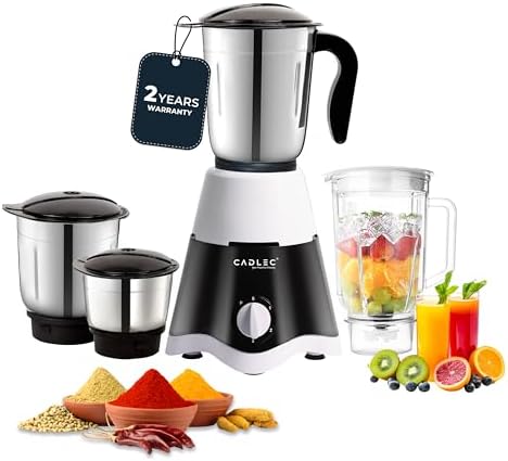 Cadlec GrindGenie 4 Jar 750 Watt Mixer Grinder