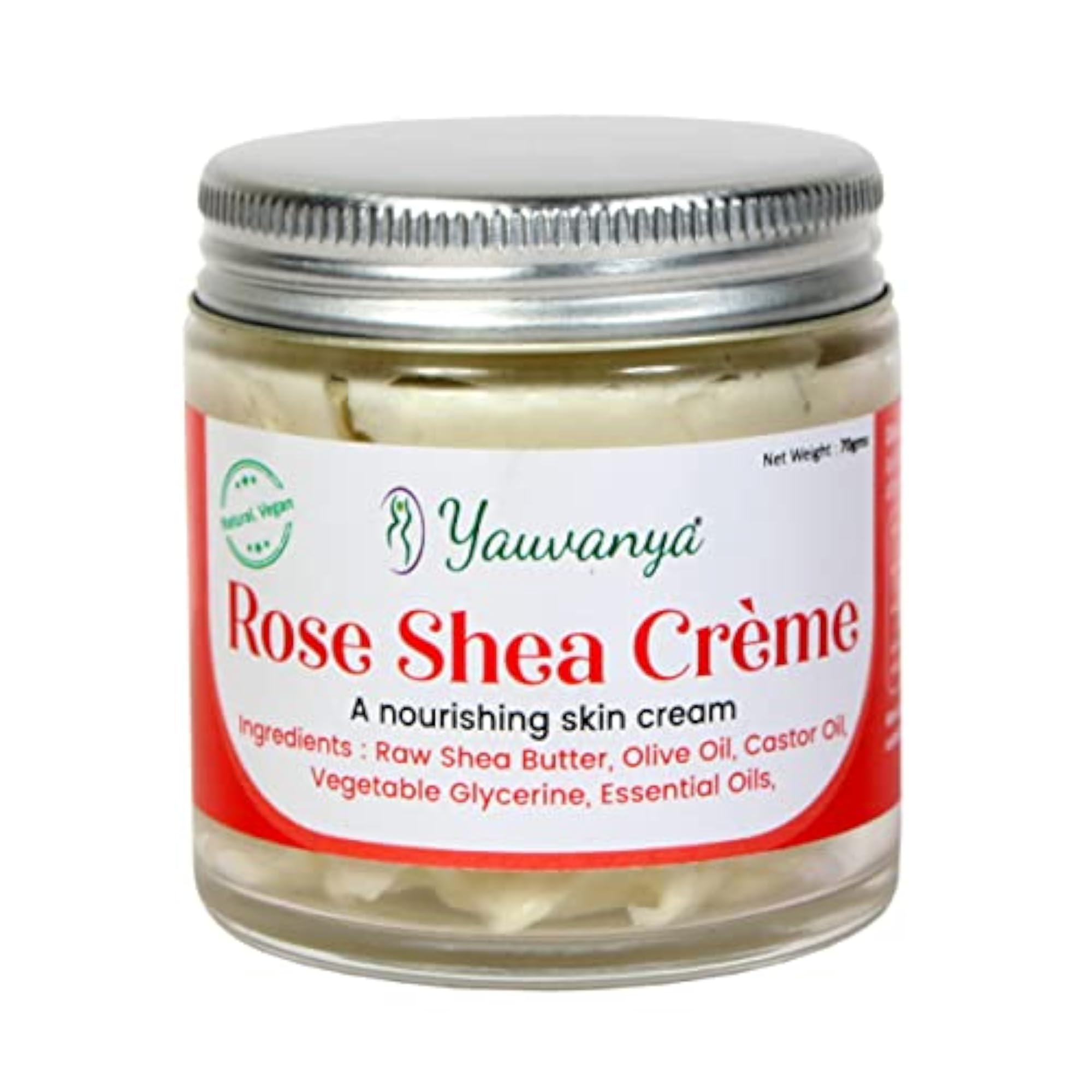 Rose Shea Creme Moisturizing Cream for Hydrated Skin