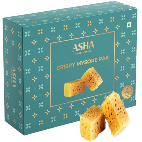 ASHA Sweets Crispy Mysore Pak 150g (Pack of 2) | Premium Besan My...
