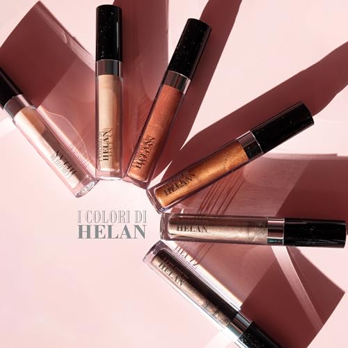 Helan I Colori Di Helan - Ombretto Occhi Liquido Illuminante Multiuso Ideale Come Blush Liquido, Terra Make Up Viso E Bronzer, Makeup No Transfer Lunga Durata, Ombretti Occhi Trucchi Donna Glow, 2,5Ml - 7
