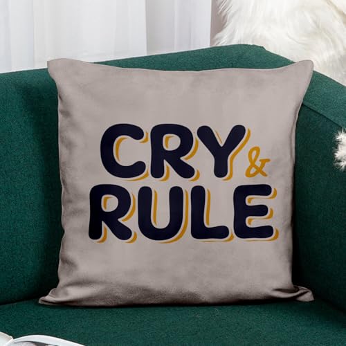 Coussin humour camel 40x40 cm idéal pour salon moderne