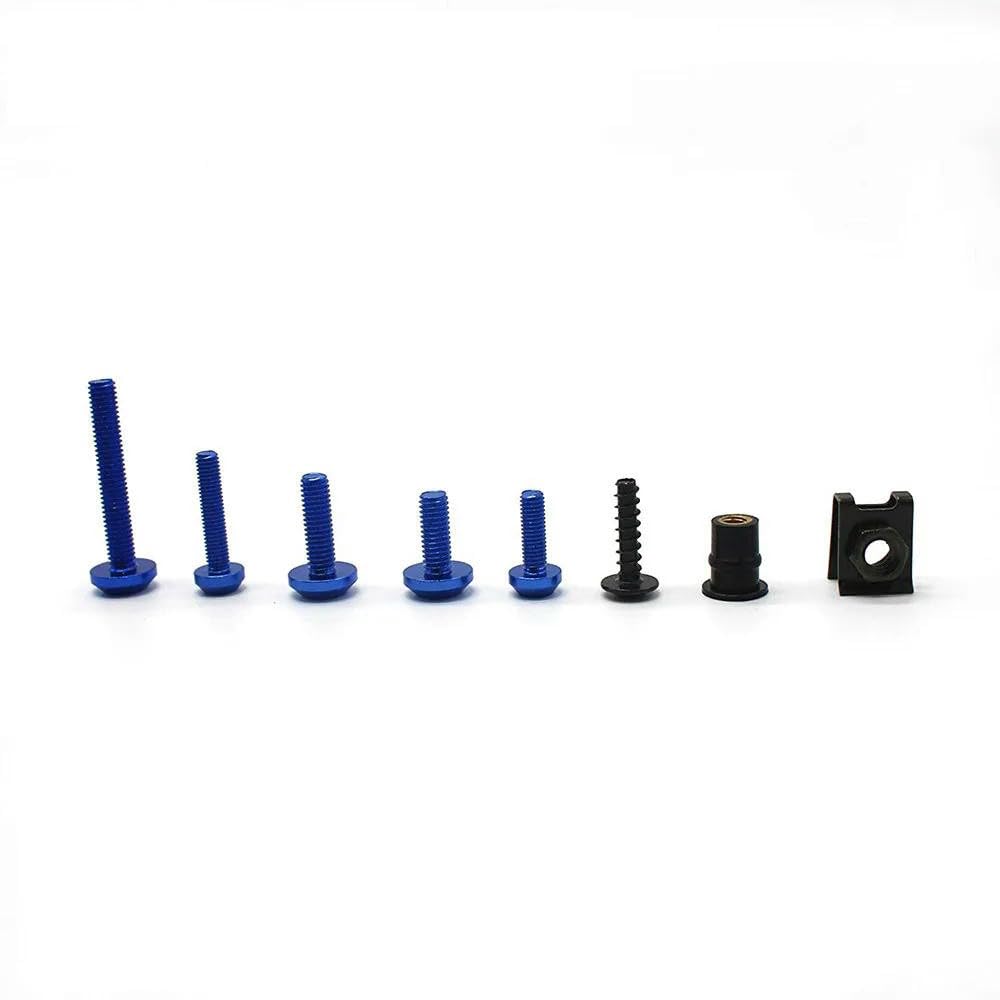 195 PCS Set Kit Bulloni per Carenatura per BMW R1200R 2006-2014 Moto Viti Elementi di Fissaggio Kit di Carrozzeria Rondelle Dadi Viti Clip