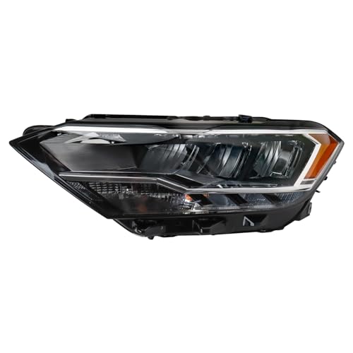 Image of TRQ Driver Side Headlight Assembly LED Composite Compatible with 2019-2023 Volkswagen Jetta Without Projector Headlights VW2502174