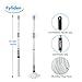 Eyliden Mop with 2 Reusable Heads, Easy Wringing Twist Mop, with 57.5 inch Long Handle, Wet Mops for Floor Cleaning, Commercial Household Clean Hardwood, Vinyl, Tile, and More