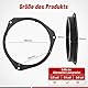 RED WOLF Lautsprecherringe Adapter für Opel FIAT Alfa Romeo Citroen Peugeot, Auto Türlautsprecher Adapter Vorne 2 Stück Lautsprecheradapter