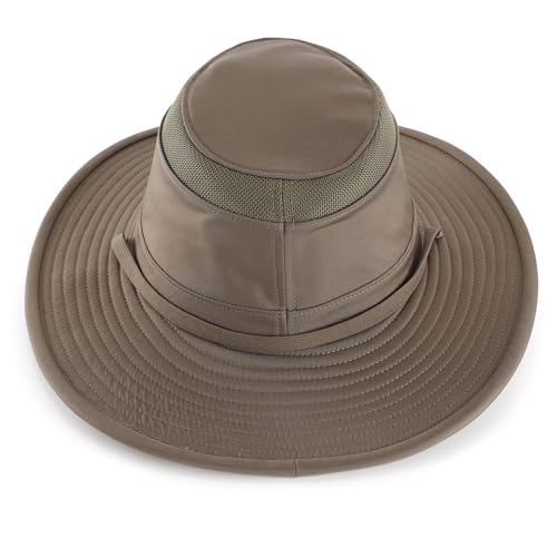 Image of Home Prefer Classic UPF 50+ Men's Sun Hat Wide Brim Bucket Hat UV Protection Fishing Hat for Men Beach Safari Gardening Golf