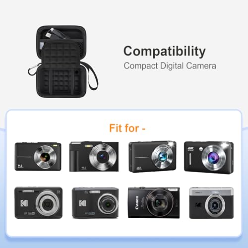 Funda rígida para cámara digital compatible universal miniatura 2