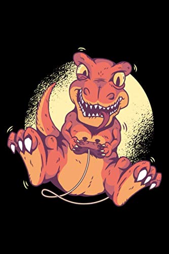 Gamer Dinosaur: Notebook Journal | 6x9 Squared | 120 Pages | Softcover | Gamer & Gaming Lovers Gift