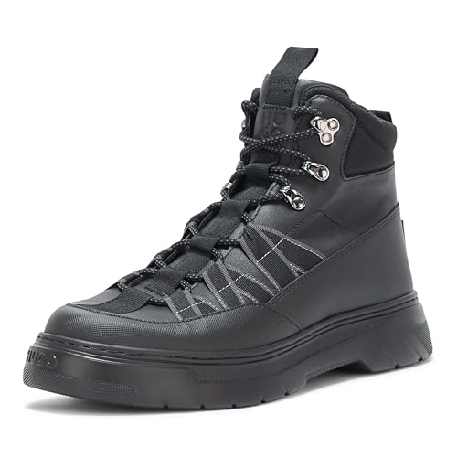 Image of HUGO Men's High Top Hiking Style Lace Up Boot
